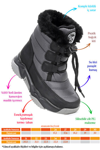 Kiko Kids Alison Lace-Up Boy's Snow Boots