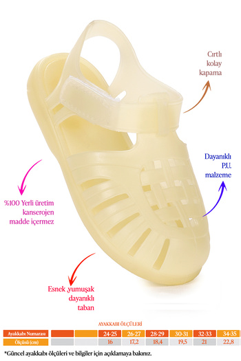 Kiko Kids Fina Girl's Sandals - Casual, Sea, Pool and Beach Shoes