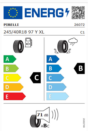 Pirelli Cinturato P7 RFT Mercedes (MOE) 245/40R18 97Y XL Otomobil Yaz Lastiği (Üretim Yılı:2025)
