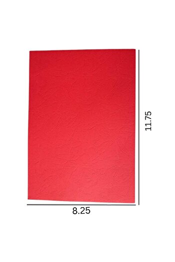 MARKQ [1000 Pack] Red Binding Cover A4 230 GSM – Protective Sheets for Comb & Wire Binding Machines