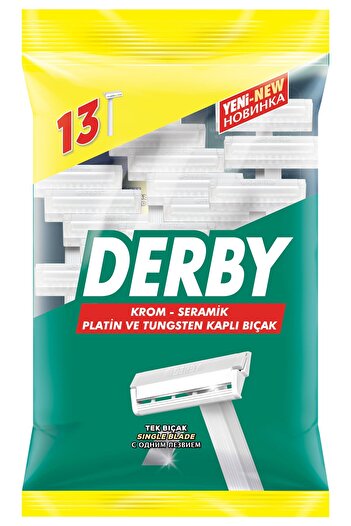 Derby Single Razor Bag 10 + 3 Gifts