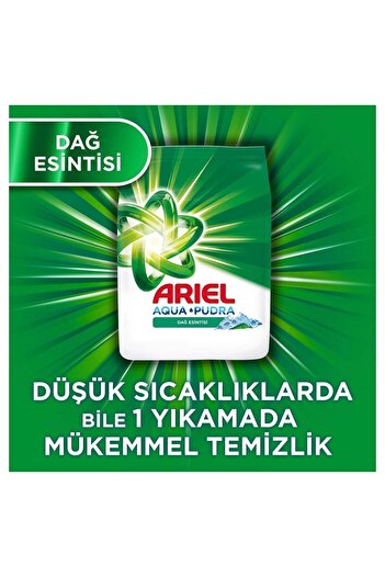 Ariel Dağ Esintisi 4 Kg Aquapudra Toz Çamaşır Deterjanı x2 Adet