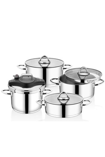 FALEZ ASSOS 8 PARÇA ÇELİK SET