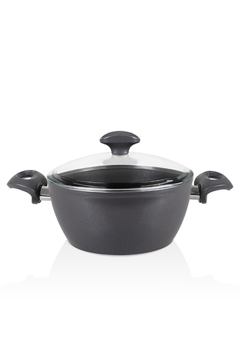 FALEZ Serafit 20 cm Granite Ceramic Coated Deep Pot