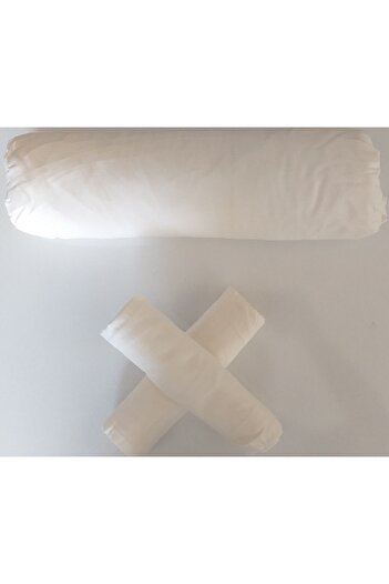 Depomaxx طقم ملاءات سرير مبطنة مزدوجة من رانفورس 160×200+30 سم - كريمي