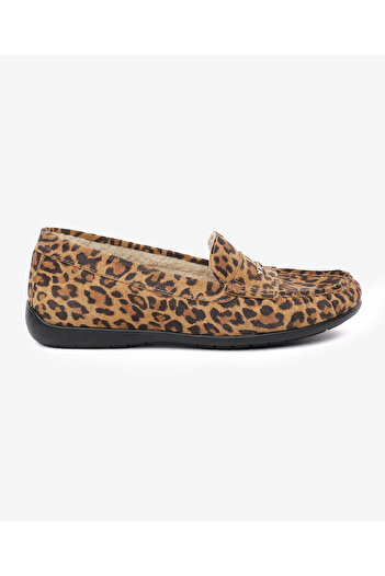 Greyder Women's Leopard Genuine Leather Comfort Shoes 5K2Ca34395