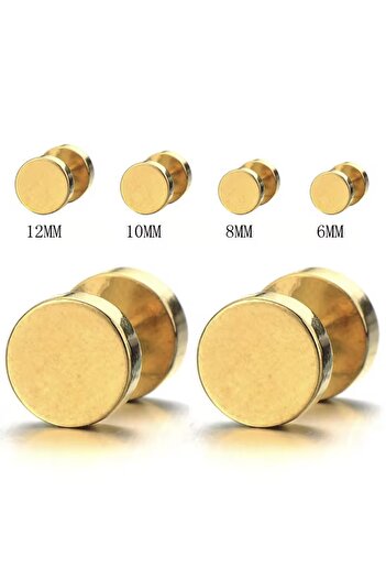 Bylin Surgical Steel Tunnel Look Rose Gold Piercing/Earring/1 Pair Price