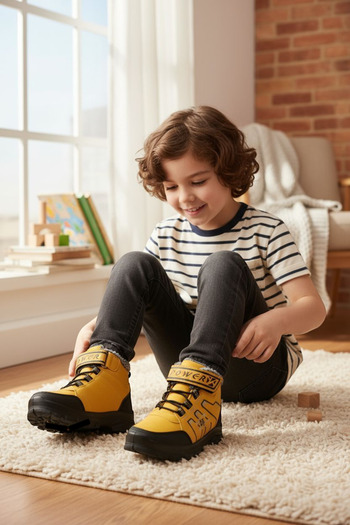 nazenintasarımlar CHILDREN'S COLD RESISTANT WOOL WINTER BOOTS