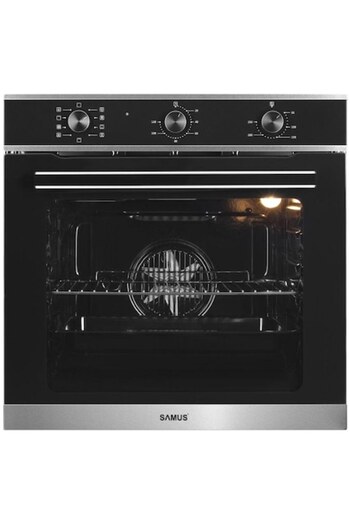 Samus Built-in electric oven SC628GX9 - 75L, 9 cooking functions, 3D convection, grill, pizza function
