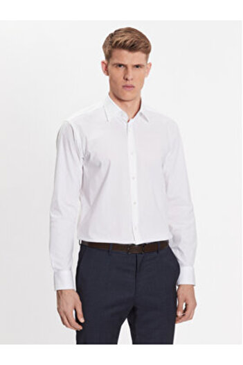 BOSS Men's Shirt 50473265 White