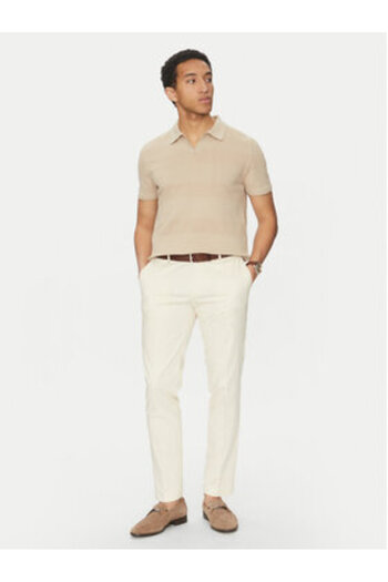 BOSS Men's Suit trousers 50539970 White