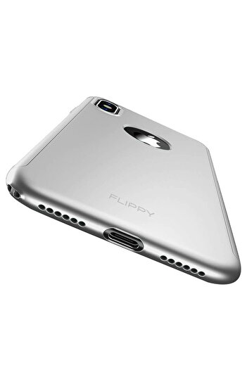 Flippy Set Case and Protective Foil, Flippy, Compatible with Apple iPhone X, Full Cover 360°, Plastic + Gl