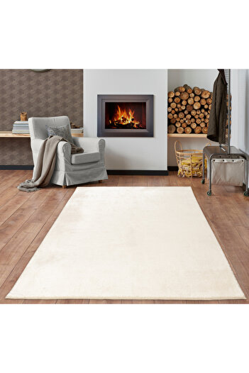 AGORATEKSTİL Fluffy, anti-slip fur rug VITRIN