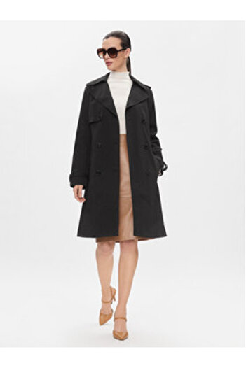 BOSS Women's Trench coat 50489115 Black