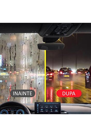 Flippy Auto Multifunctional Brush, for Removing Traces from Windshield and Mirrors, Anti-Fog, Red
