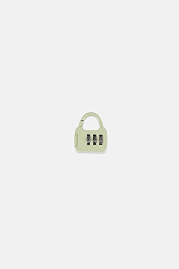 Muy Mucho Stainless Steel Padlock 4,3H x 3,5 L cm, Pistachio