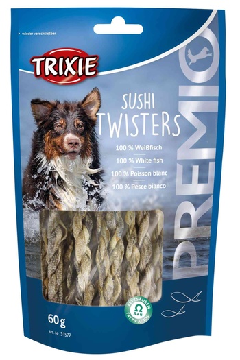 Trixie Dog Treats, Premio, Sushi Twisters, 60 g, 31572