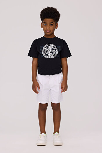 Nebbati Boy White Shorts