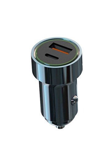 Xo Car Charger CC32, USB/USB-C, Quick Charge 3.0, Power Delivery 18W, Blue