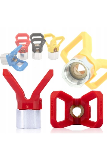 Rosfix Spray Gun Nozzle Set 215/311/317/517 + Protection | 7/8" Universal Thread
