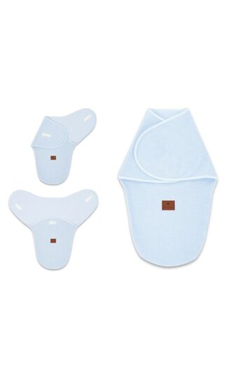 MimiNu Swaddling System, MimiNu, For Babies, 0-3 Months, Thermofrotte Fabric, Blue
