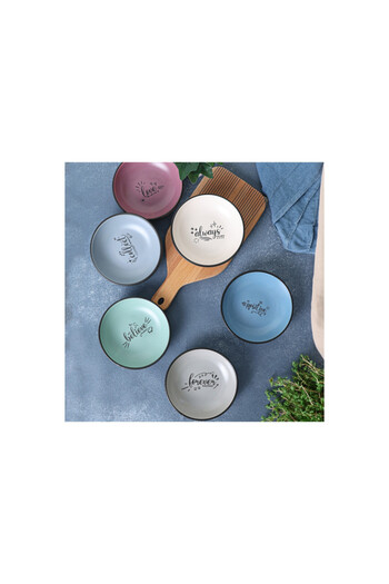 Ceramicya Ceramic Serving Bowl 13 cm Motto