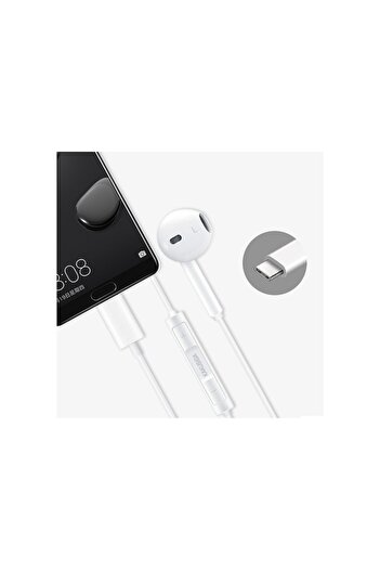 KAKU Casti cu Fir (KSC-144), In Ear, USB-C, 1.2m, Mic & Volume Key, HiFi, White