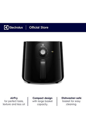 Electrolux 5L Air Fryer with Timer & Temperature Control for Frying without Oil, Roasting, Grilling
