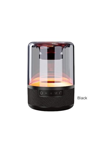 KAKU Portable Speaker (KSC-608), BT 5.0, Colorful Light, 5W, TWS HiFi, Extra Bass, Black