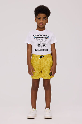 Nebbati Boy Yellow Shorts