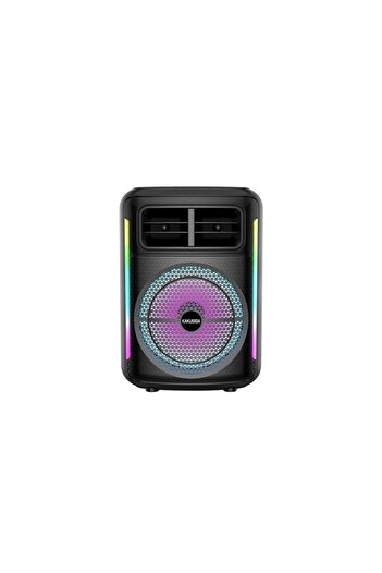 KAKU Boxă portabilă (8102), wireless BT 5.2, 10W, 1800mAh, afișaj LED, lumină ambientală, negru