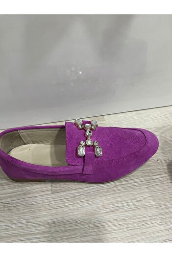 VEYİS USTA Genuine Leather Fuchia Loafer