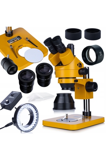 Rosfix Mercury S Trinocular Microscope | Zoom 7–45x | Simul-Focal | WF10X/20