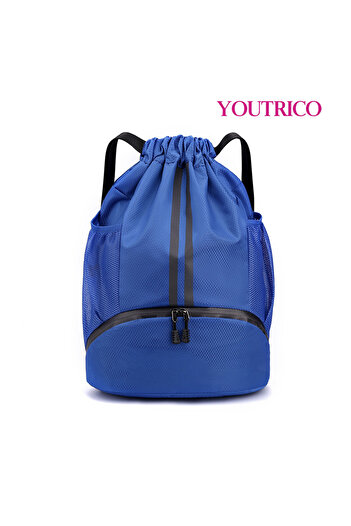 Youtrico Drawstring Backpack Gym Sack String Bag for Men Women,Student School Football Storage Large
