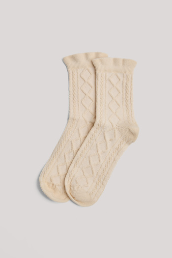 Tyess Girl Ecru Socks