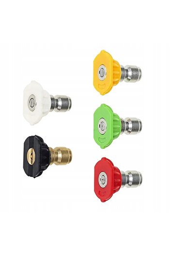 Rosfix Set of 5 Nozzles + 90° Bent Lance + 1L Foam | 250 Bar 1/4" Rapid