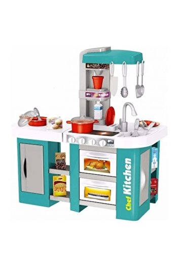 Toy Kitchen Talented Chef, Green, 49 Accessories, Dimensions: 72.5cm x 61cm x 33cm