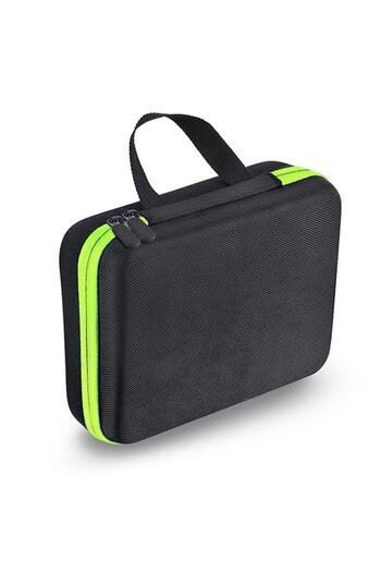 zioda smart essentials Organizer Bag, Zioda Smart Essentials®, for 30 Bottles of Essential Oils (5ml/10ml/15ml), Green Zip