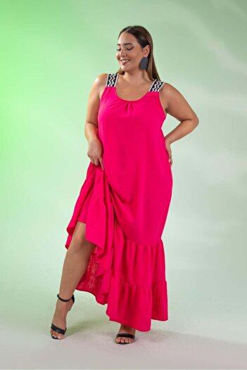 Roxxlen Plus Size Strappy Dress