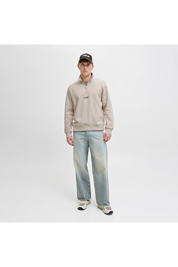 Jack & Jones Soho Men's Cream Sweatshirt (12278793-Mbm)