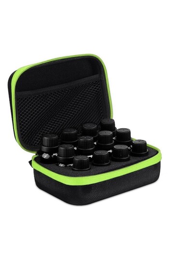 zioda smart essentials Organizer Bag, Zioda Smart Essentials®, for 12 Bottles of Essential Oils, Perfumes or Other Aromas,