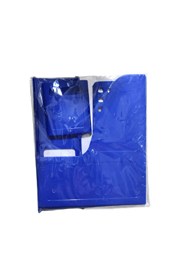 Limmy Demonte Plastic Magazine Holder A4 File and Desk Organizer 1 Piece - Blue
