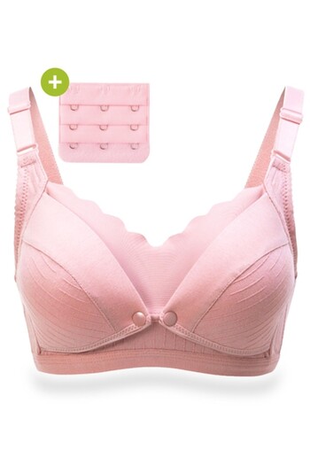zioda smart essentials Nursing Bra, Zioda Smart Essentials, Breast Pump Support, Wireless, Pink, Size 90B