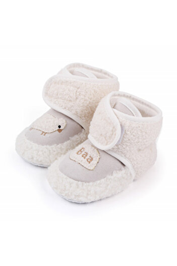 Superbaby White boots with fur - Baa