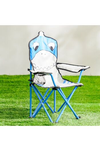 Danube Home Kids’ Folding Chair | Compact & Durable for Camping, Garden, Picnic & Indoor Play – Blue 32x32x53 cm