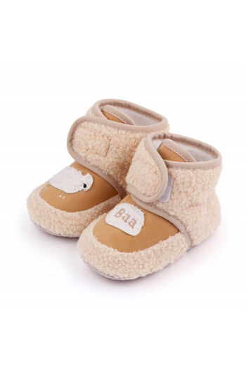 Superbaby Cream boots with fur - Baa
