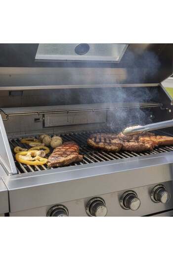 Danube Home Deluxe BBQ Kitchen – Stylish Modular Outdoor Cooking Station in Stainless Steel for Garden & Patio