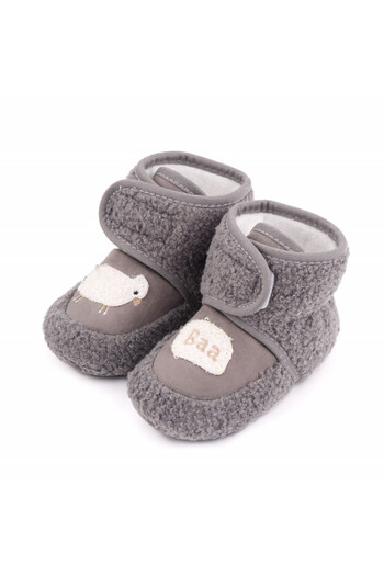 Superbaby Gray boots with fur - Baa