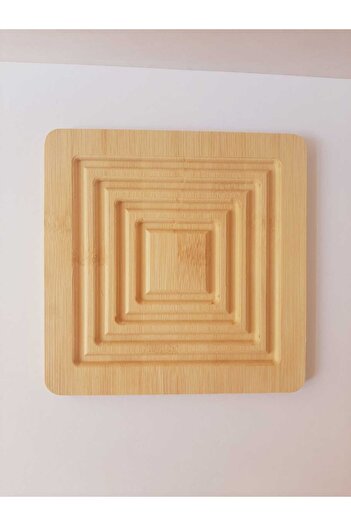 bir sürü eşya pak market Bamboo Trivet Wooden Teapot Coaster Square Pot Holder Teapot Mat