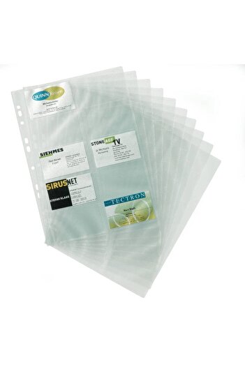 Durable Visifix 200 business card binder refills 10 pieces/set